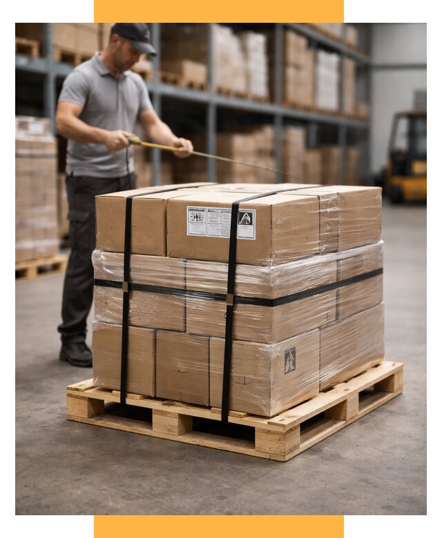 Упаковка и паллетирование грузов от 3641 р. | СетСервис-Ггр