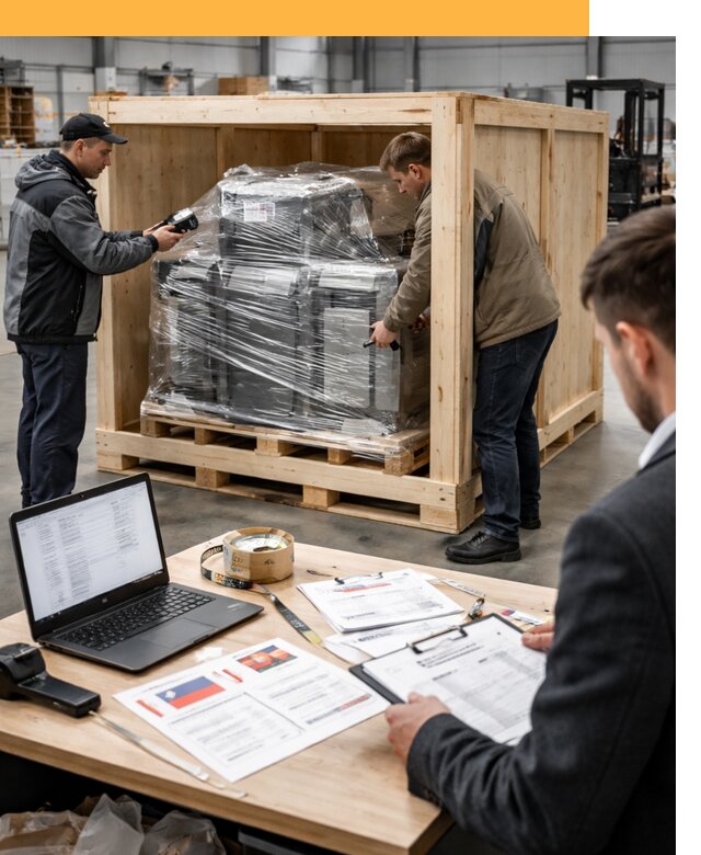 Доставка промышленного оборудования из США от 67626 руб