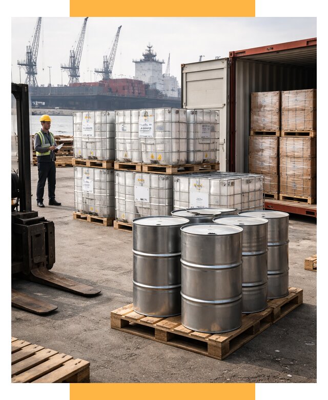 Доставка химического сырья из Индии от 260100 р. | СетСервис-Ггр