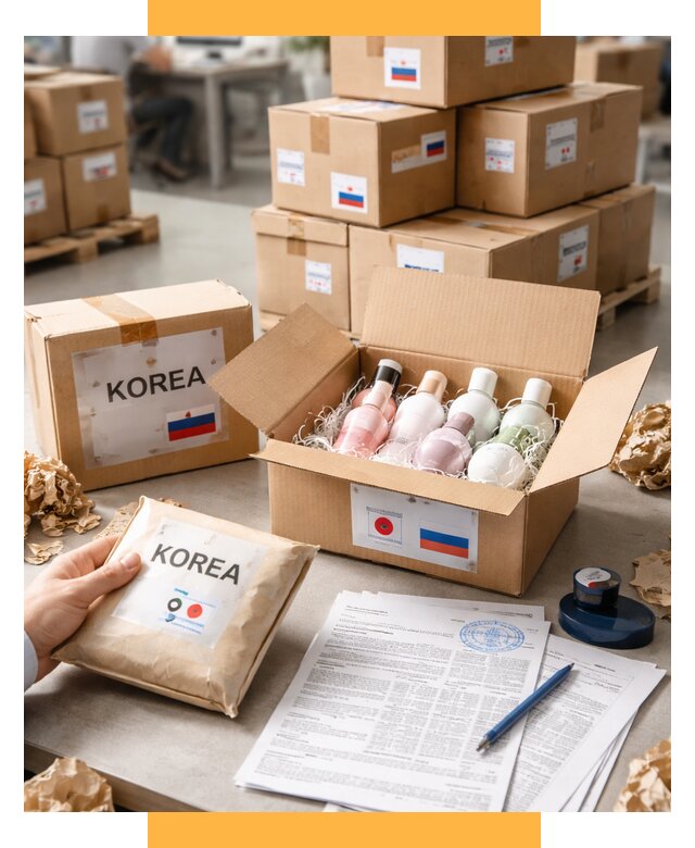 Доставка косметики из Кореи от 8843 р. под ключ | СетСервис-Ггр