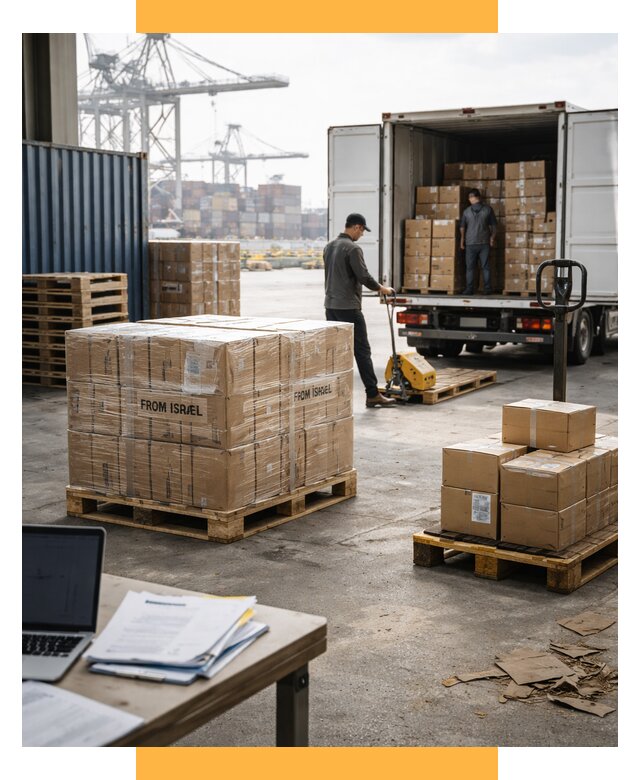 Доставка грузов из Израиля от 15606 р., логистика от СетСервис-Ггр