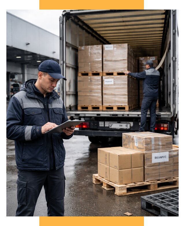 Доставка грузов из Беларуси от 15606 р. логистика СетСервис-Ггр