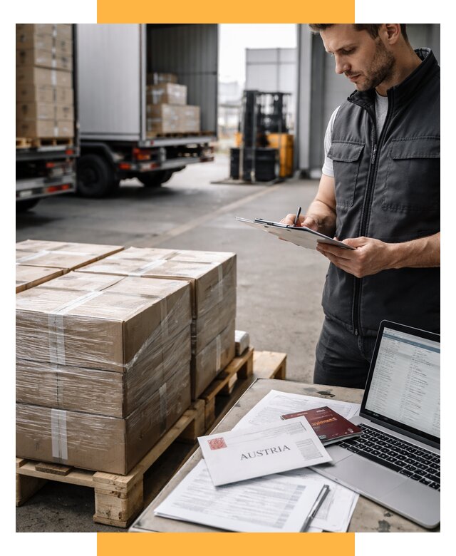 Доставка в Австрию от 67626 р. Логистика и экспорт СетСервис-Ггр