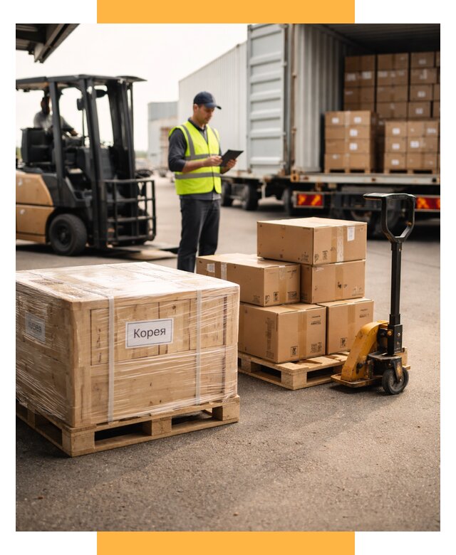 Доставка грузов в Корею из России от 36414 р. | СетСервис-Ггр