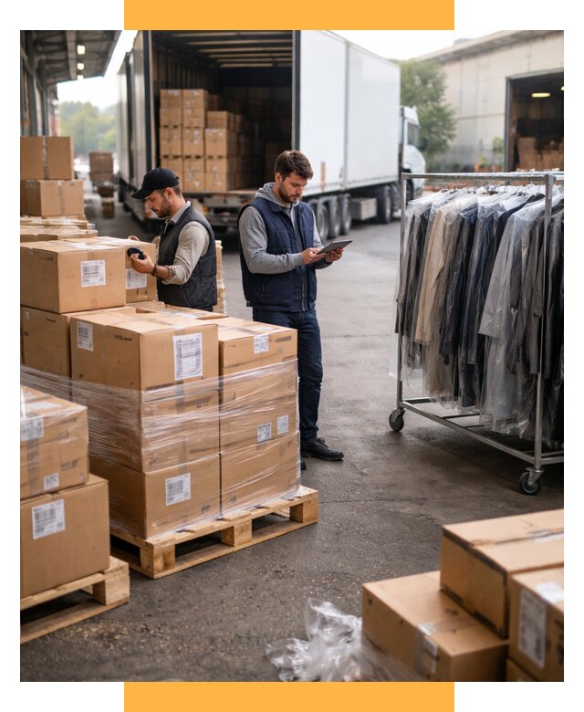 Перевозка и доставка одежды из Китая от 7803 р., СетСервис-Ггр