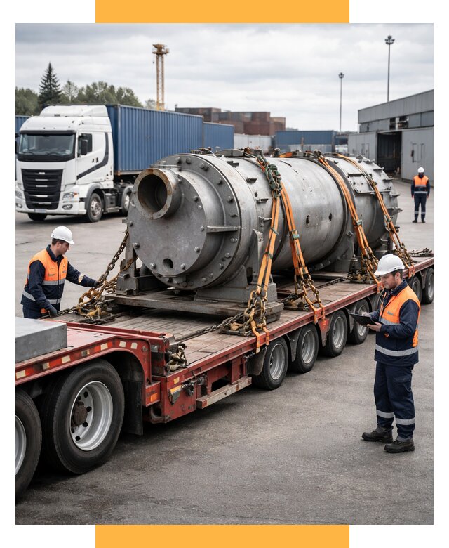 Перевозка тяжеловесных грузов под ключ от 156060 р. | СетСервис-Ггр