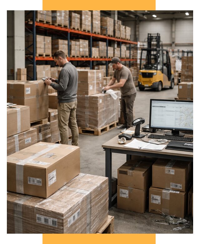 Склад консолидации в Европе от 6763 р., услуги СетСервис-Ггр