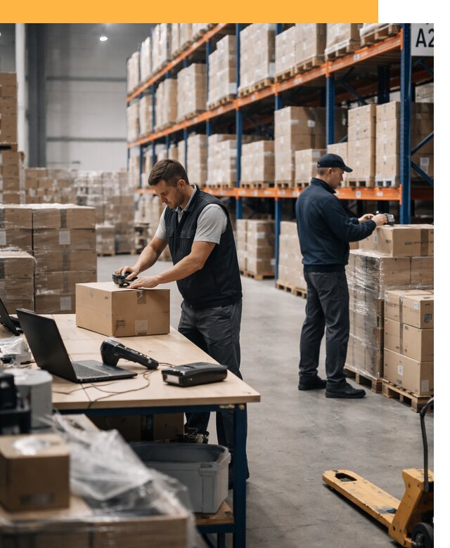 Склад консолидации в Европе: хранение, сортировка от 6763